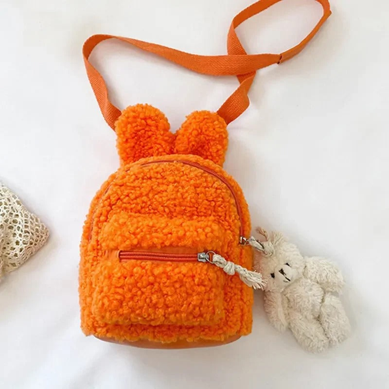 Backpack with Bunny Ears - orange
