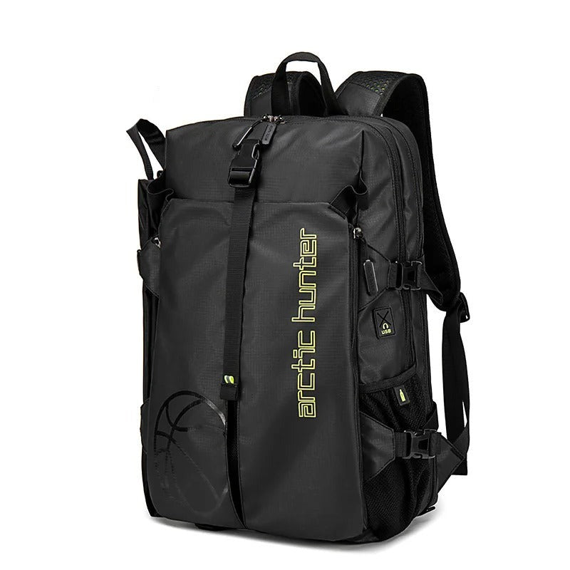 Black and Gold Basketball Backpack