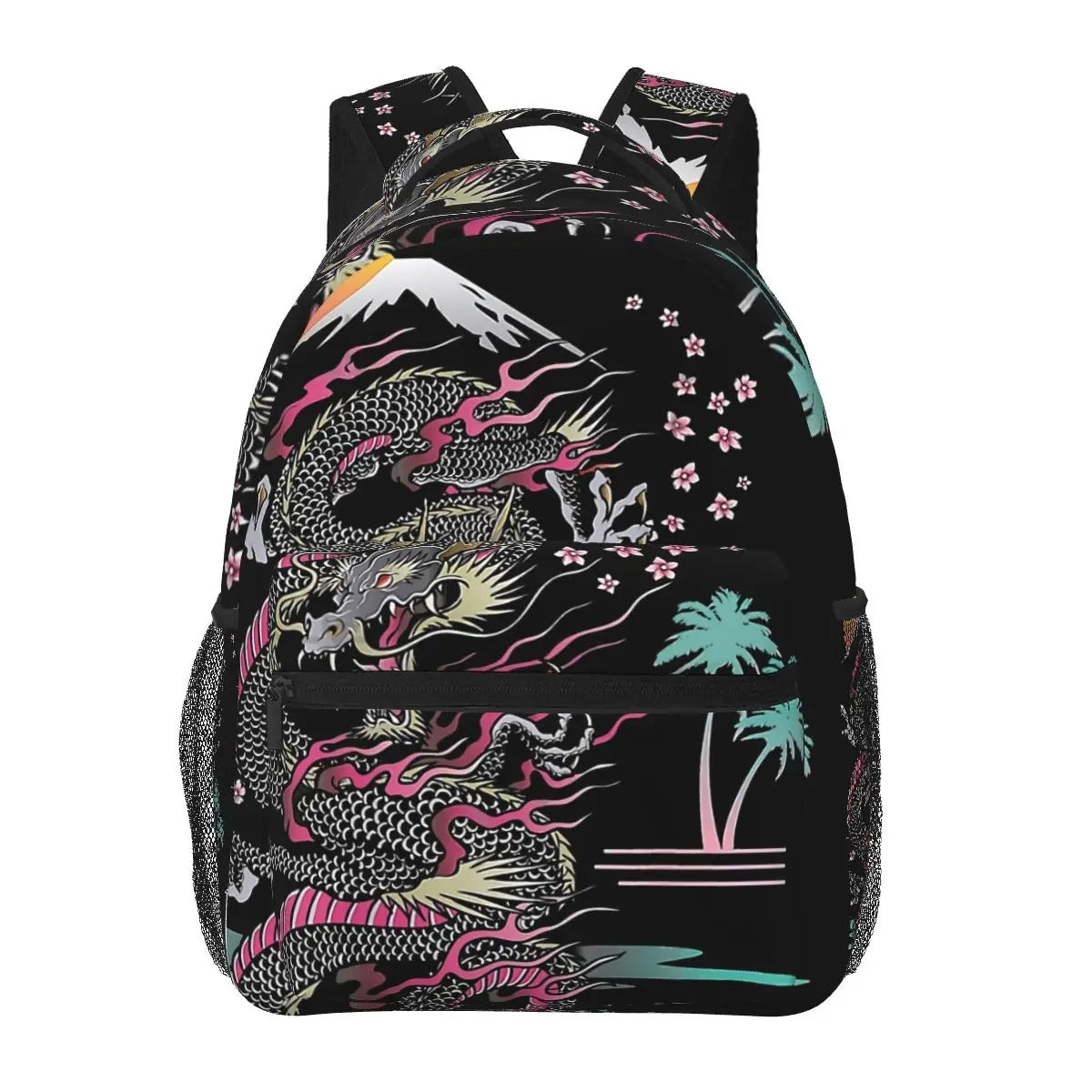 Black Dragon Backpack - 16 Inche