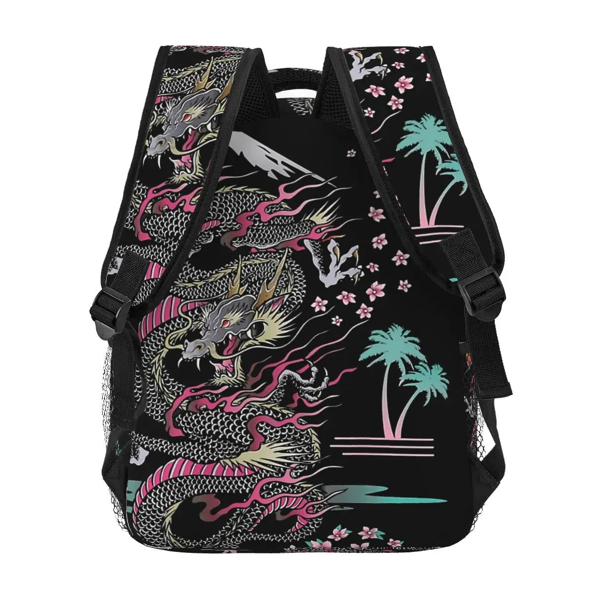 Black Dragon Backpack - 16 Inche