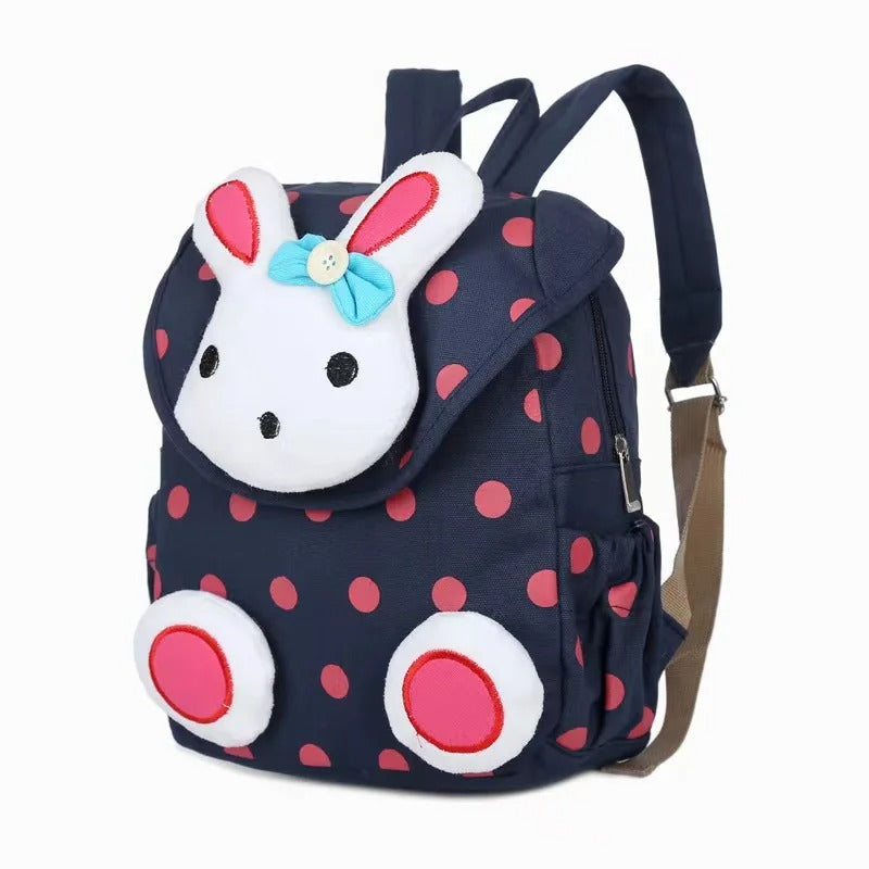 Bunny Backpack Pattern - dark blue