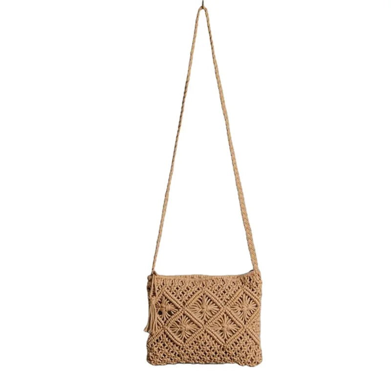 Crochet Messenger Bag