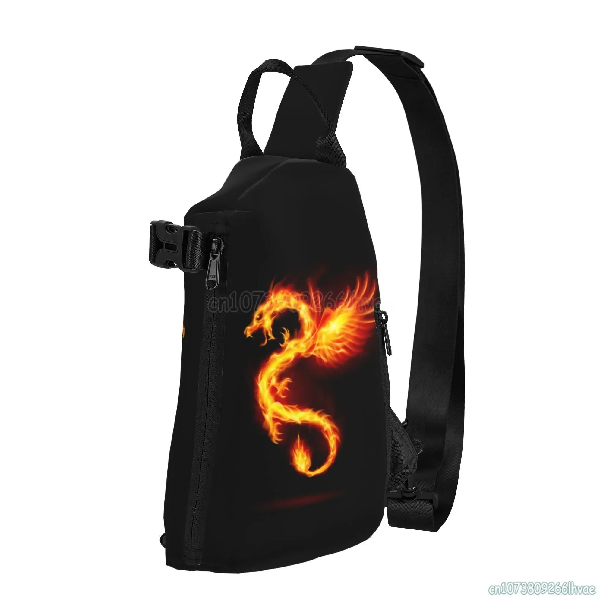 Dragon Head Backpack - Black
