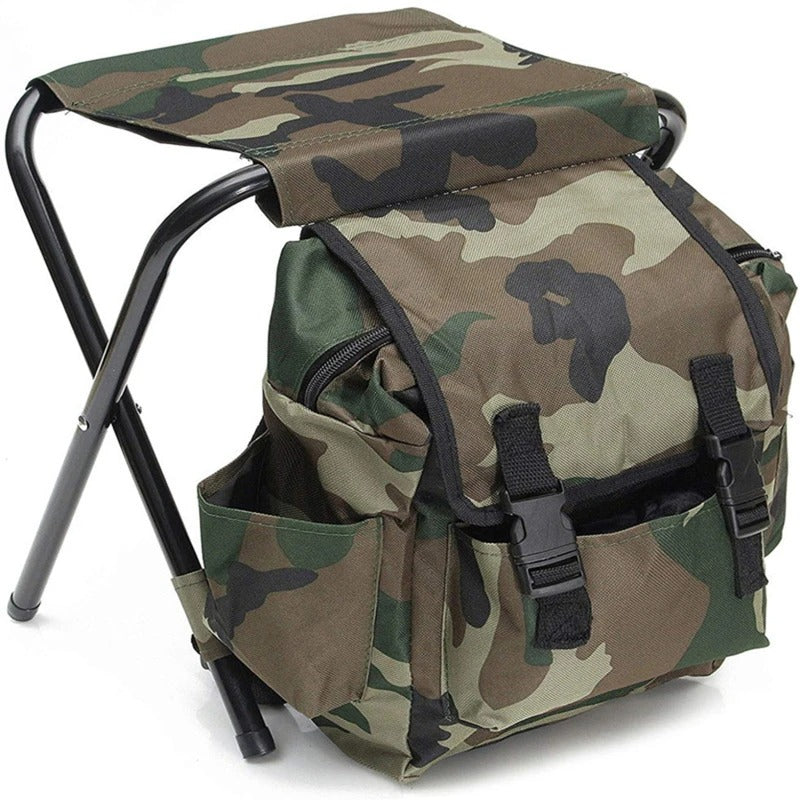 Fishing Chair Backpack - Camouflage