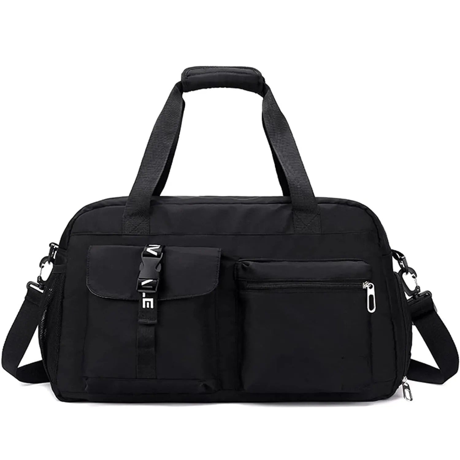 Gym Backpack With Shoe Storage - Black