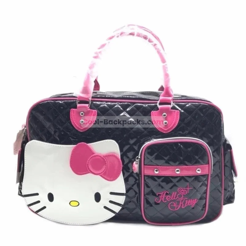 Hello Kitty Messenger Bag - Black