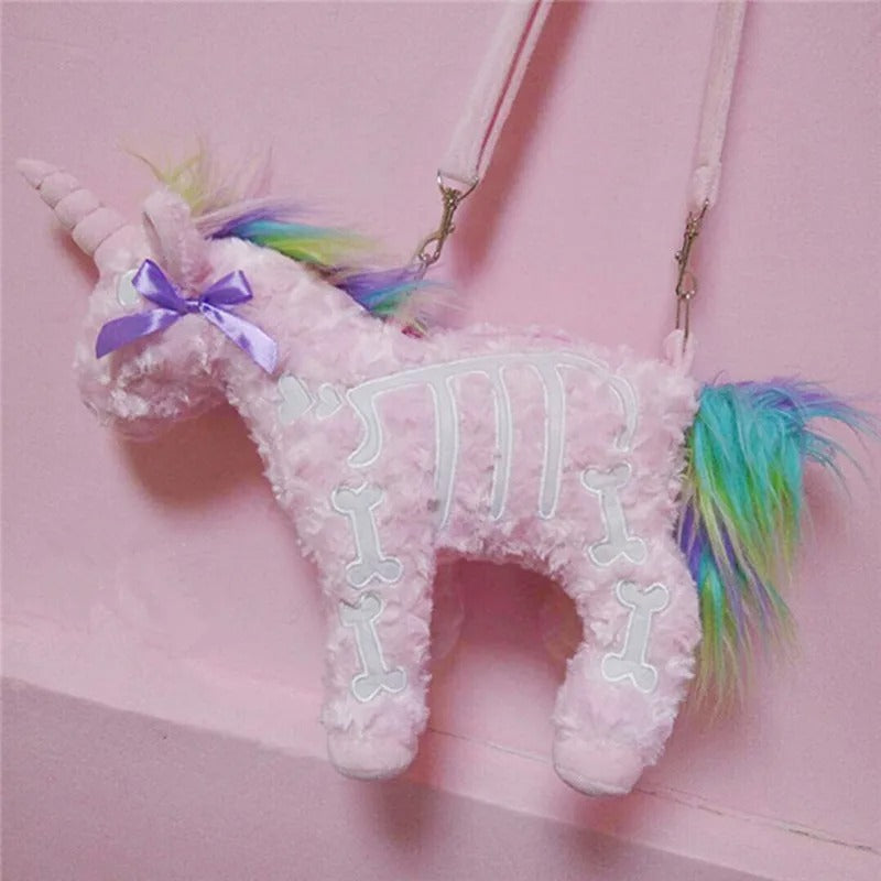 Horse Plush Backpack - Pink / about 40cm