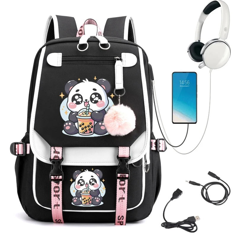 Kawaii Panda Backpack - 240309 - 33 - 3