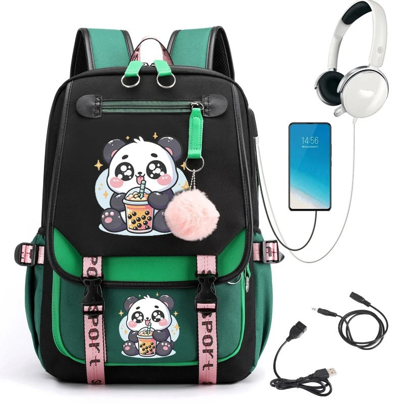 Kawaii Panda Backpack - 240309 - 33 - 2
