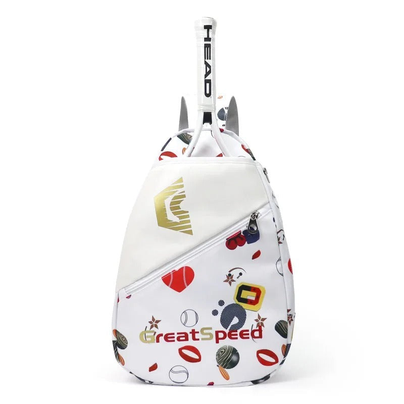 Kids Tennis Backpack - White