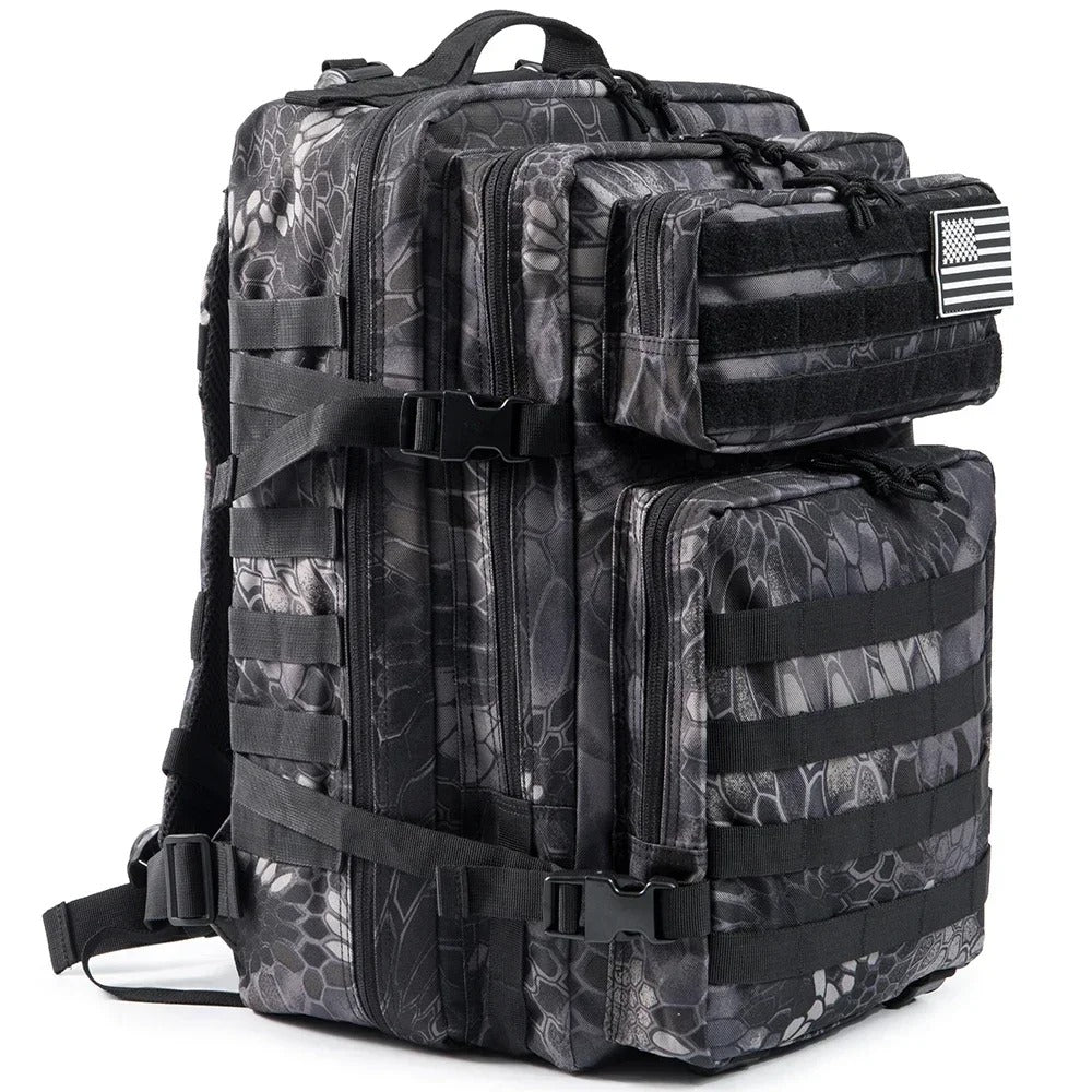Military Gym Backpack - Black Pythons