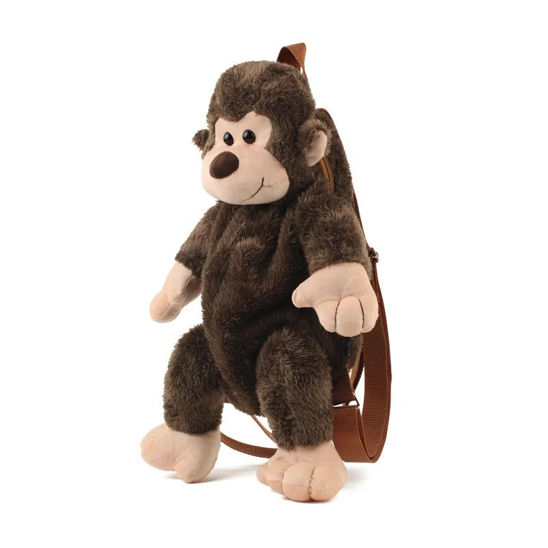 Monkey Plush Backpack - 38Cm
