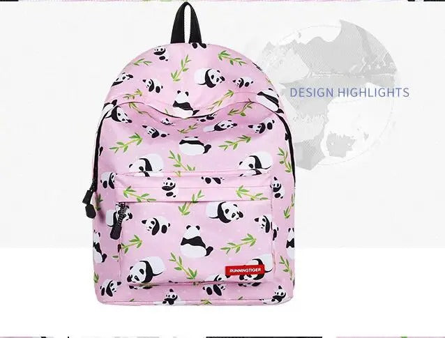 Pink Panda Backpack