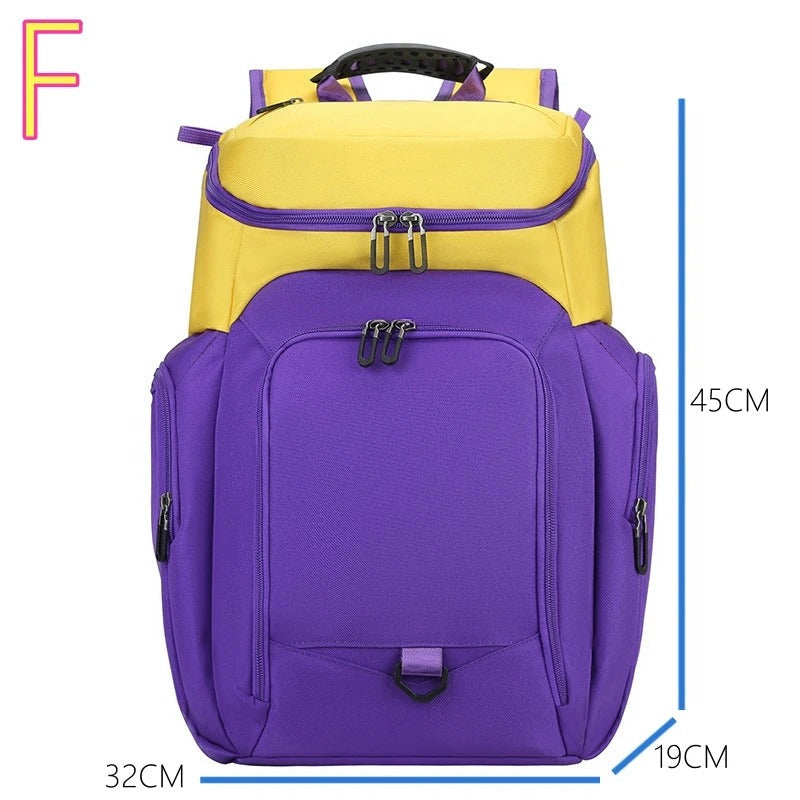 Purple Basketball Backpack