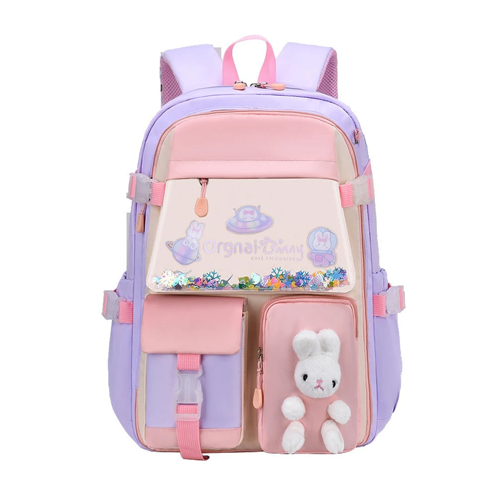 Purple Bunny Backpack - L