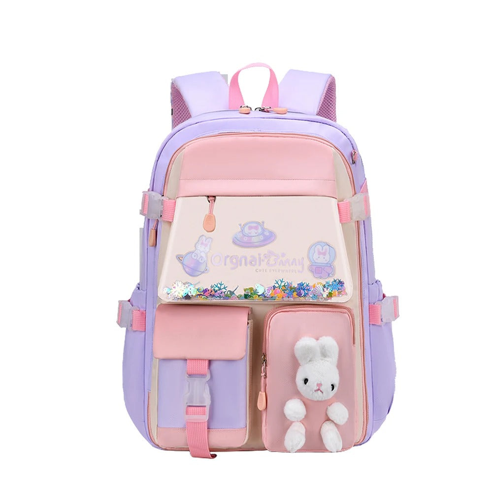Purple Bunny Backpack - S