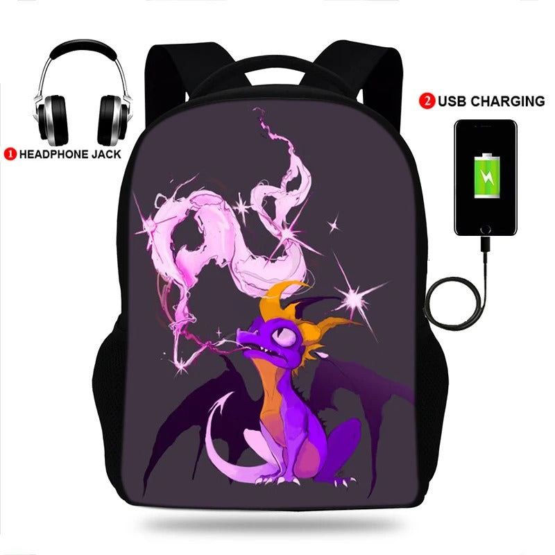 Purple Dragon Backpack - K9779