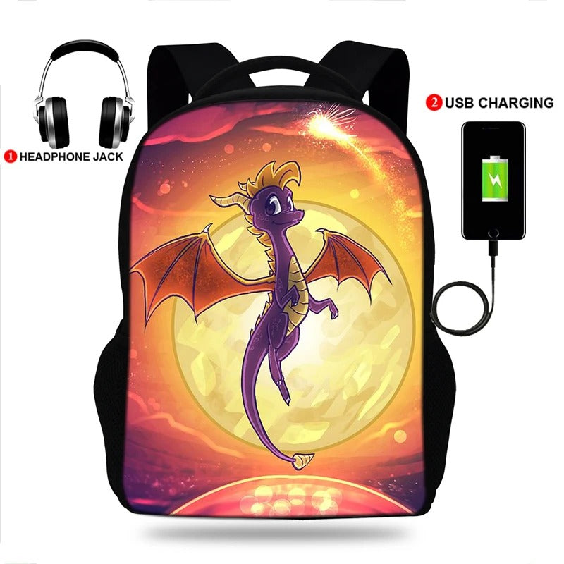 Purple Dragon Backpack - K9778