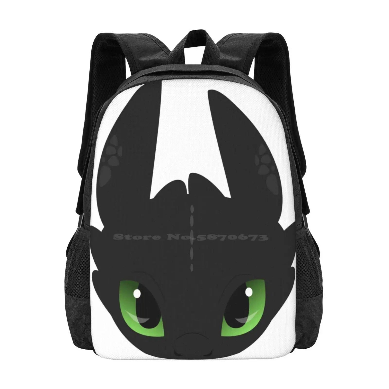 Realistic Dragon Backpack - Backpack - Black