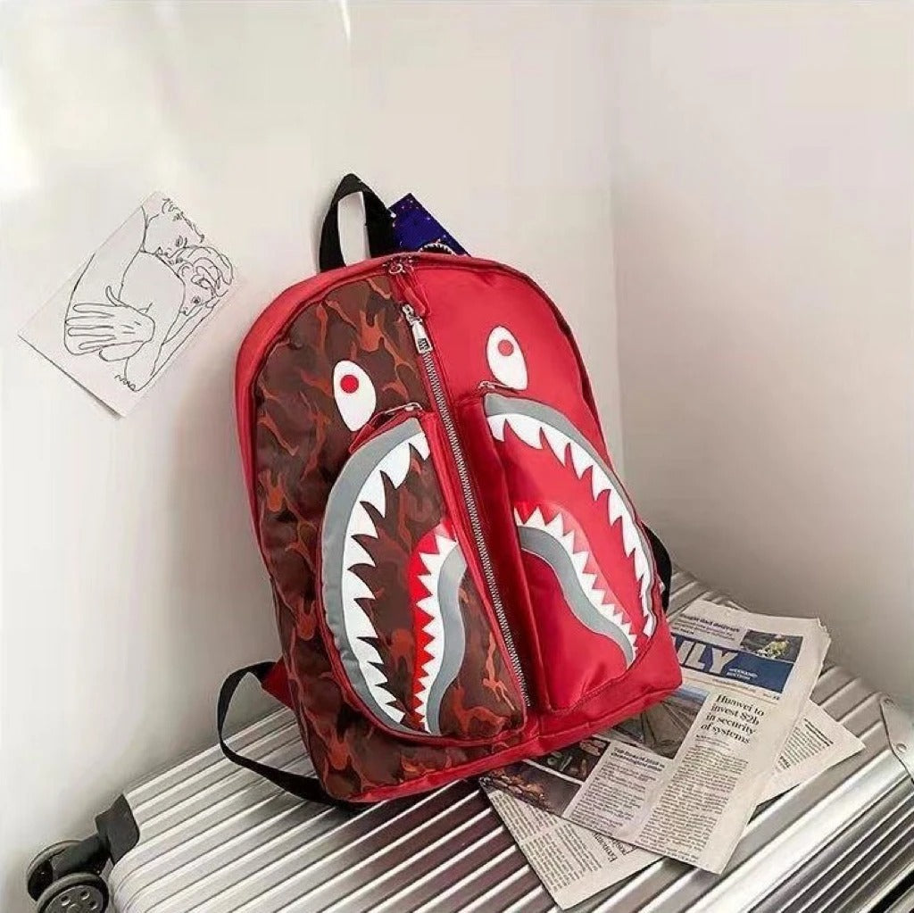 Red Shark Backpack