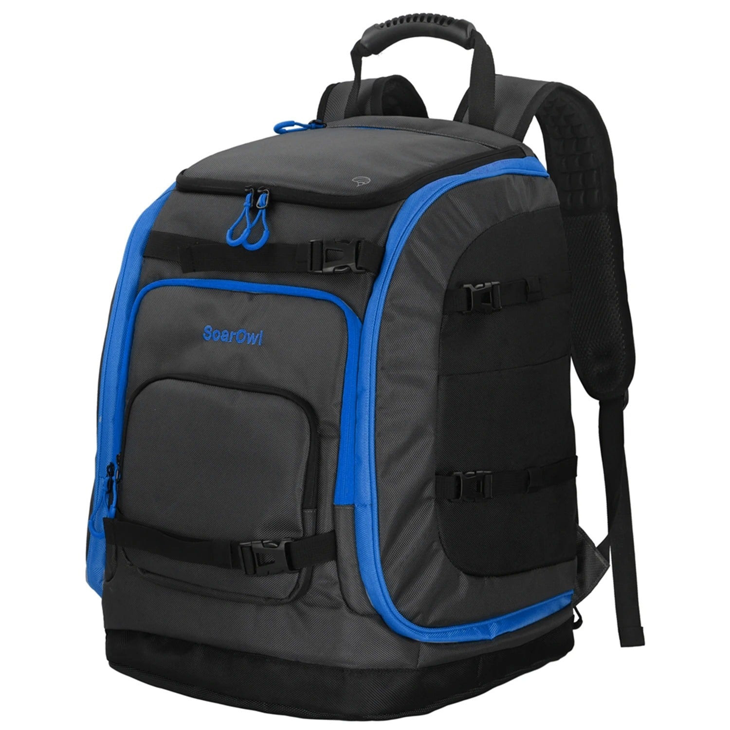 Ski Boot Helmet Backpack - Blue