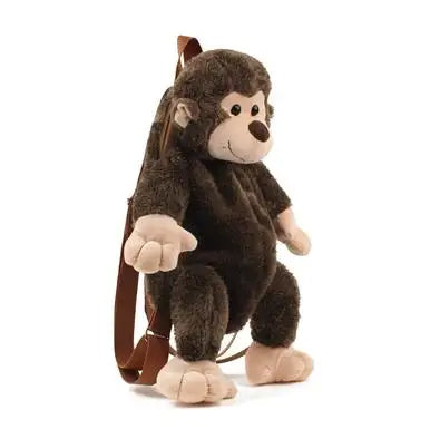 Stuffed Monkey Backpack