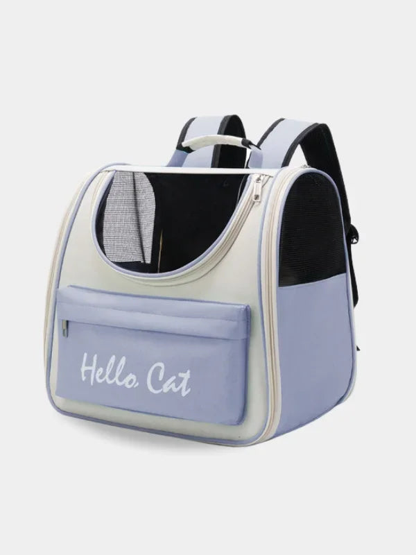 Travel Cat Bag Blue