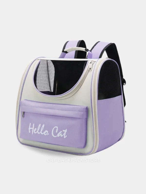 Travel Cat Bag Purple