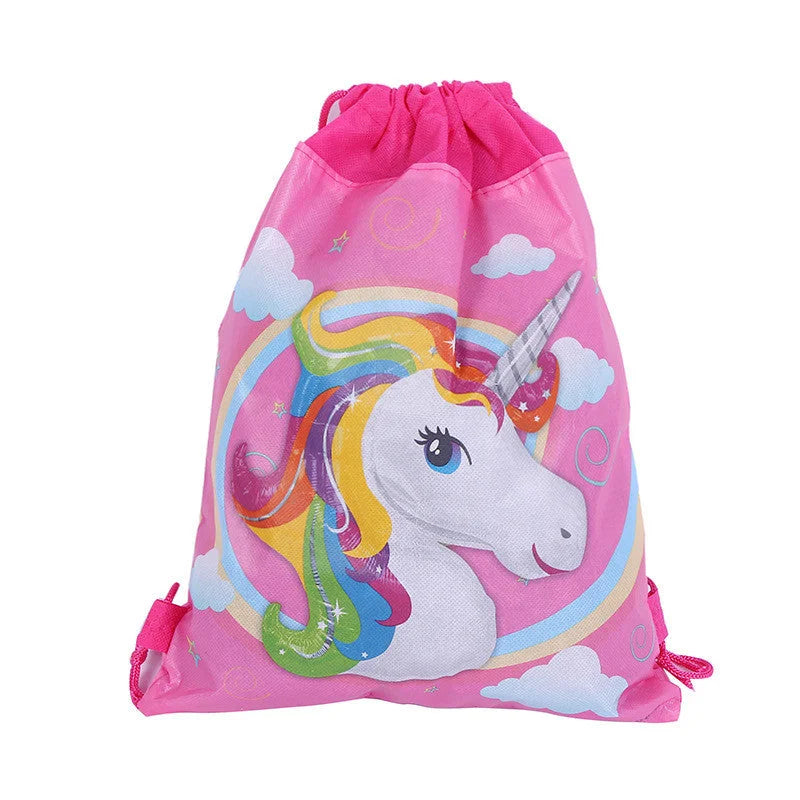 Unicorn Drawstring Backpack - Beige