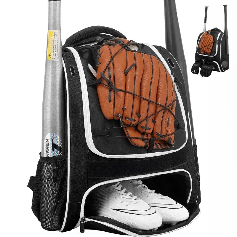 Youth Baseball Backpack - black