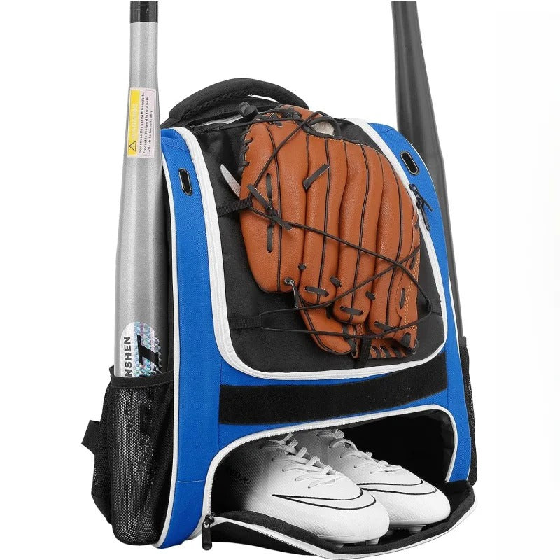 Youth Baseball Backpack - Blue