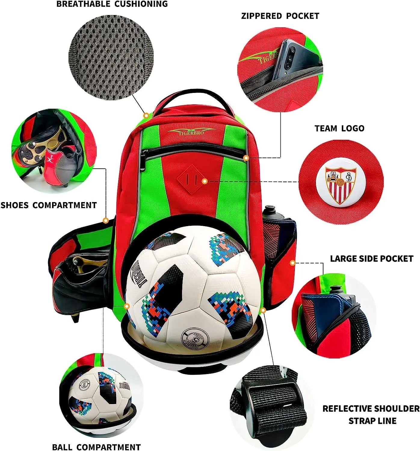 Youth Soccer Backpack