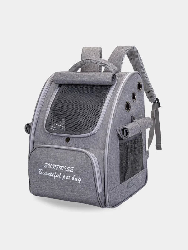 Adventure Cat Backpack Full grey