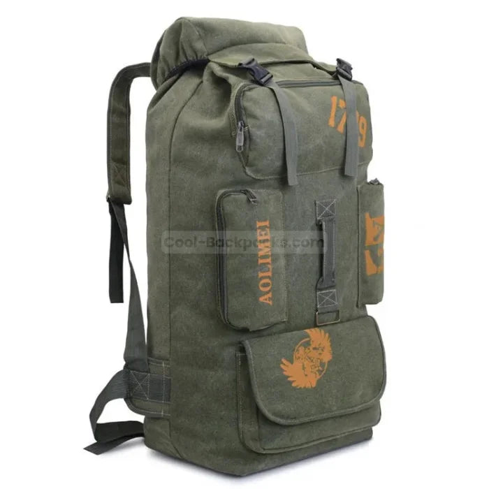 100L Rucksack - Dark green