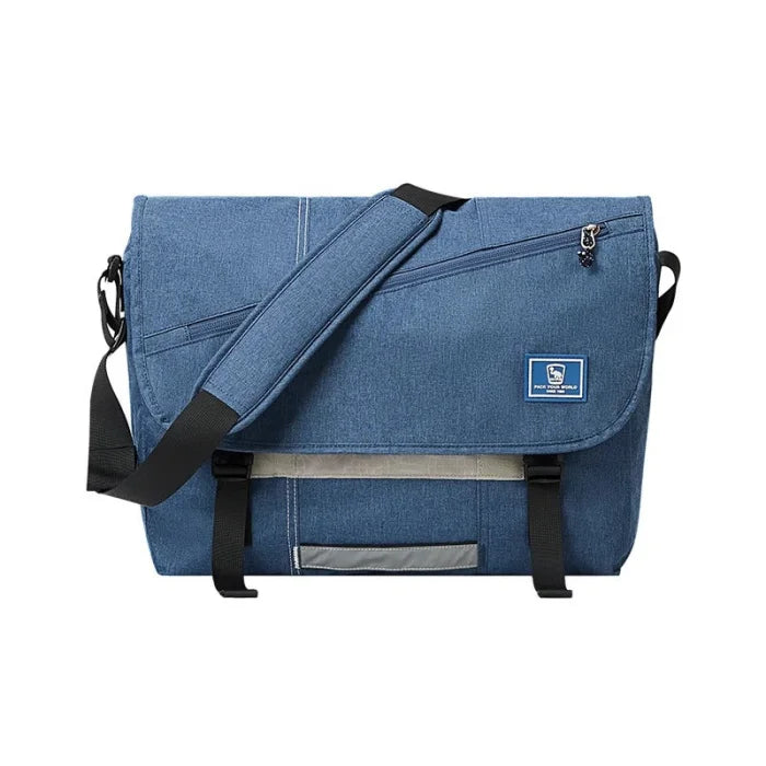 15 inch Laptop Messenger Bag - Blue