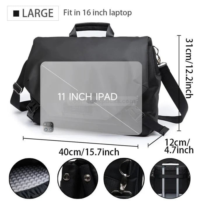 16 inch Laptop Messenger Bag