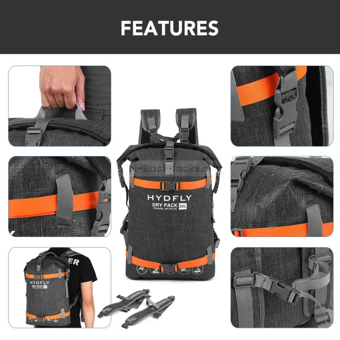 20L Roll Top Backpack