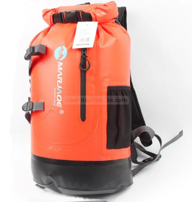 30L Roll Top Backpack - Orange