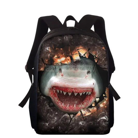 3D Shark Backpack - Color 1