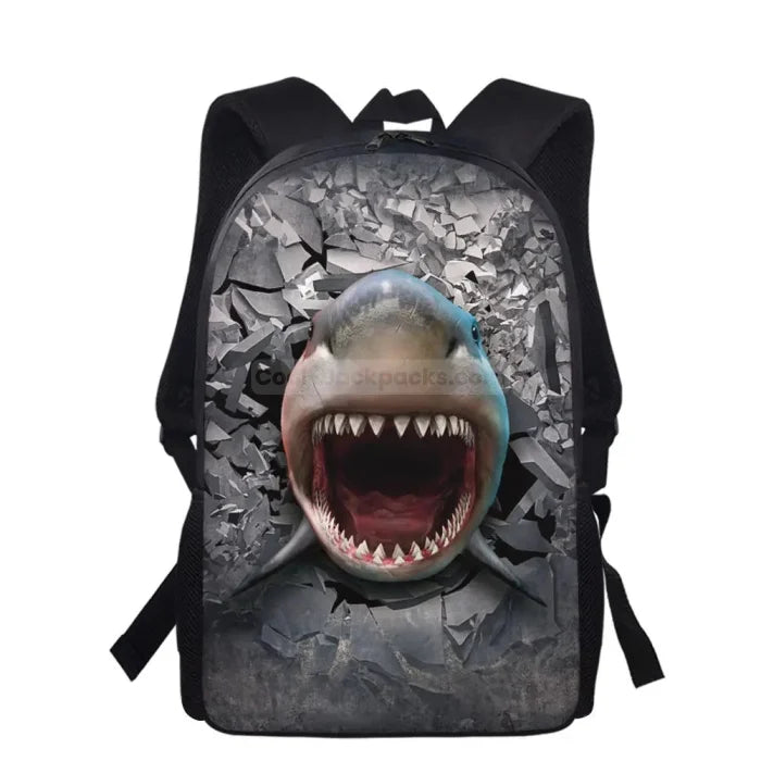 3D Shark Backpack - Color 12