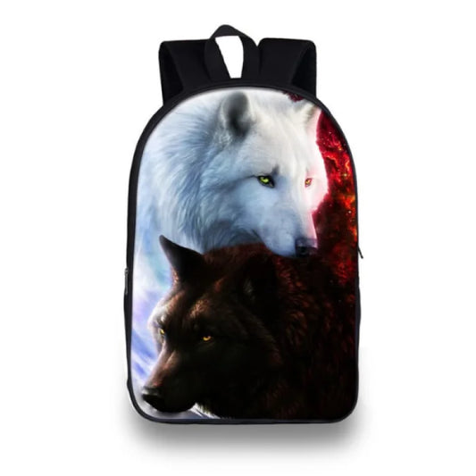 3D Wolf Backpack