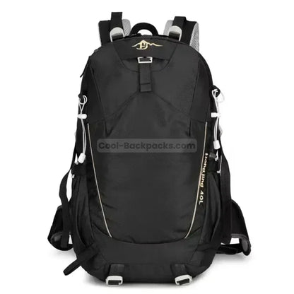 40L Hiking Backpack - Black