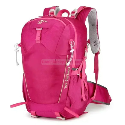 40L Hiking Backpack - Pink