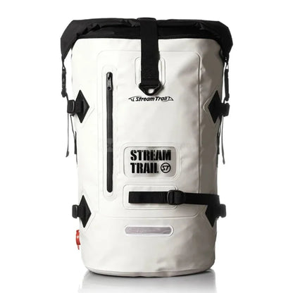 40L Roll Top Backpack - White