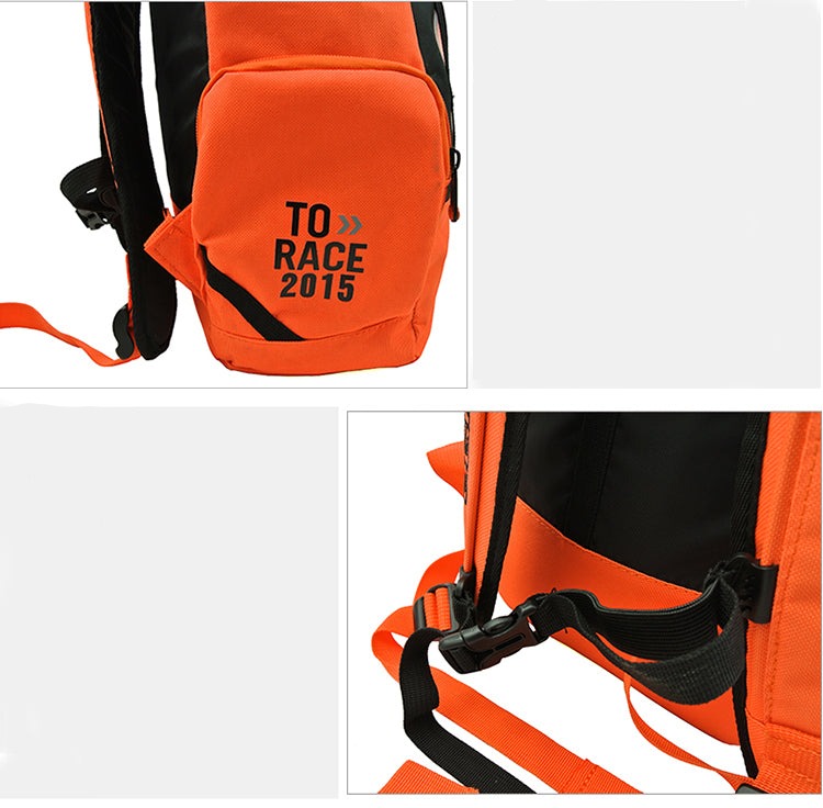 Orange Motorcycle Backpack