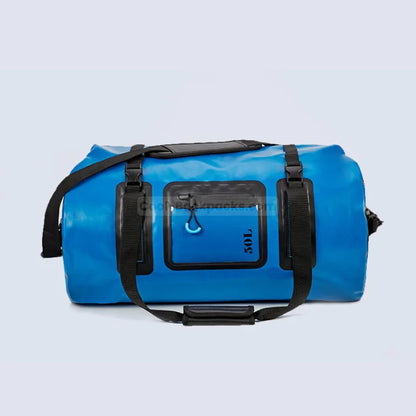 50L Roll Top Backpack - Blue