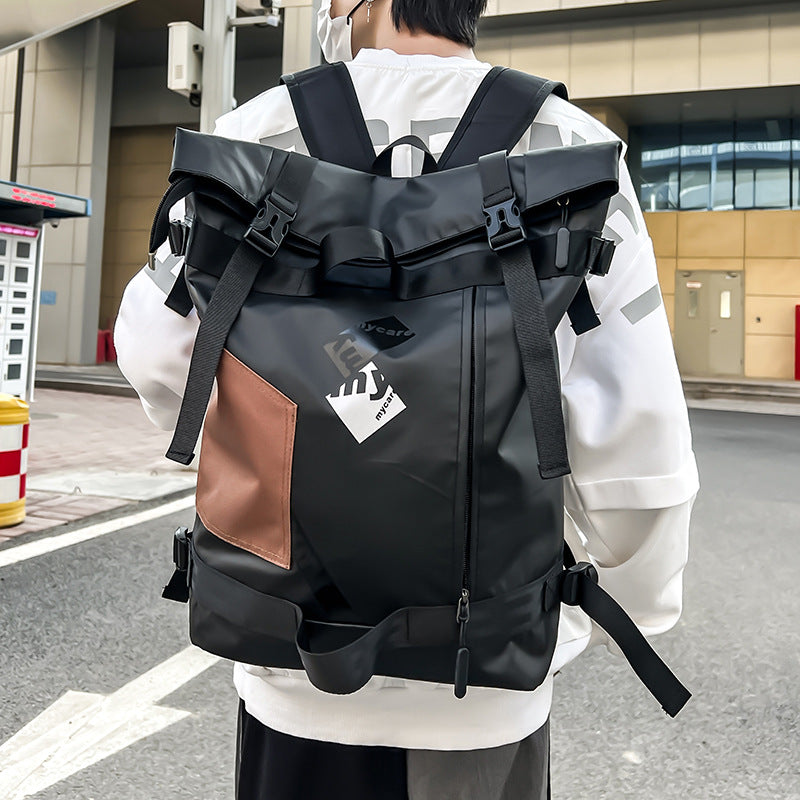 Designer Roll Top Backpack