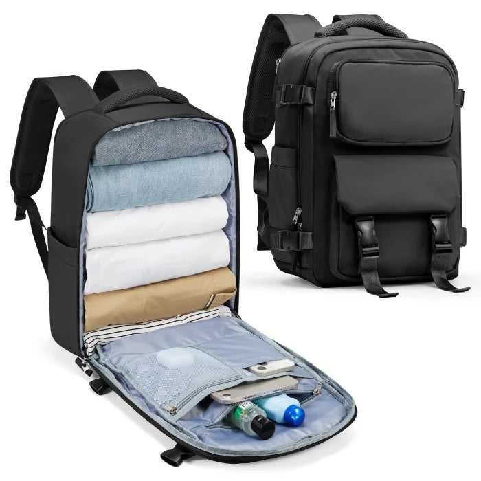 Airport Travel Backpack - Black / Small