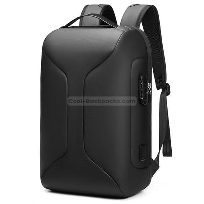 Anti Theft Laptop Backpack - Black