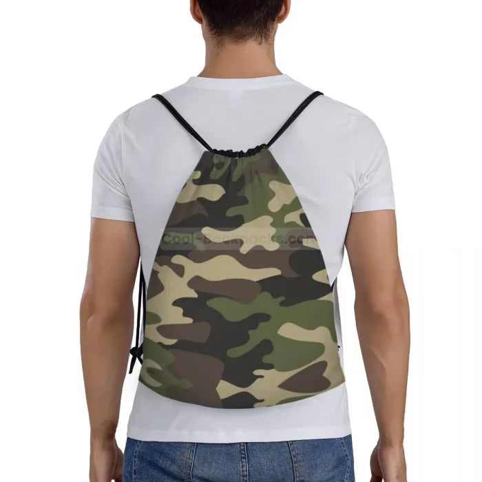 Army Drawstring Backpack